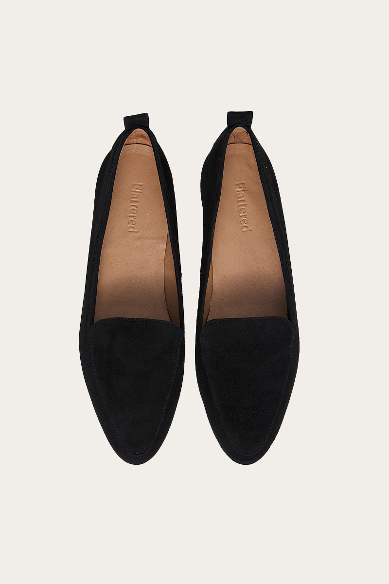 Cajsa Suede Black - Bilde 3