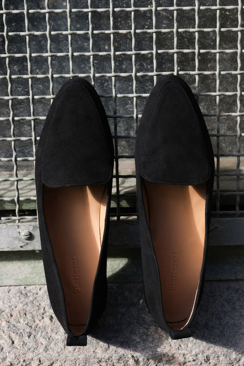 Cajsa Suede Black - Bilde 4