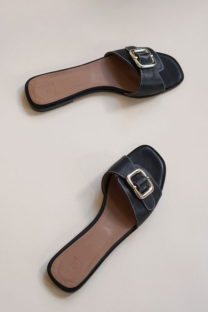 Mimi Leather Black - Bilde 4