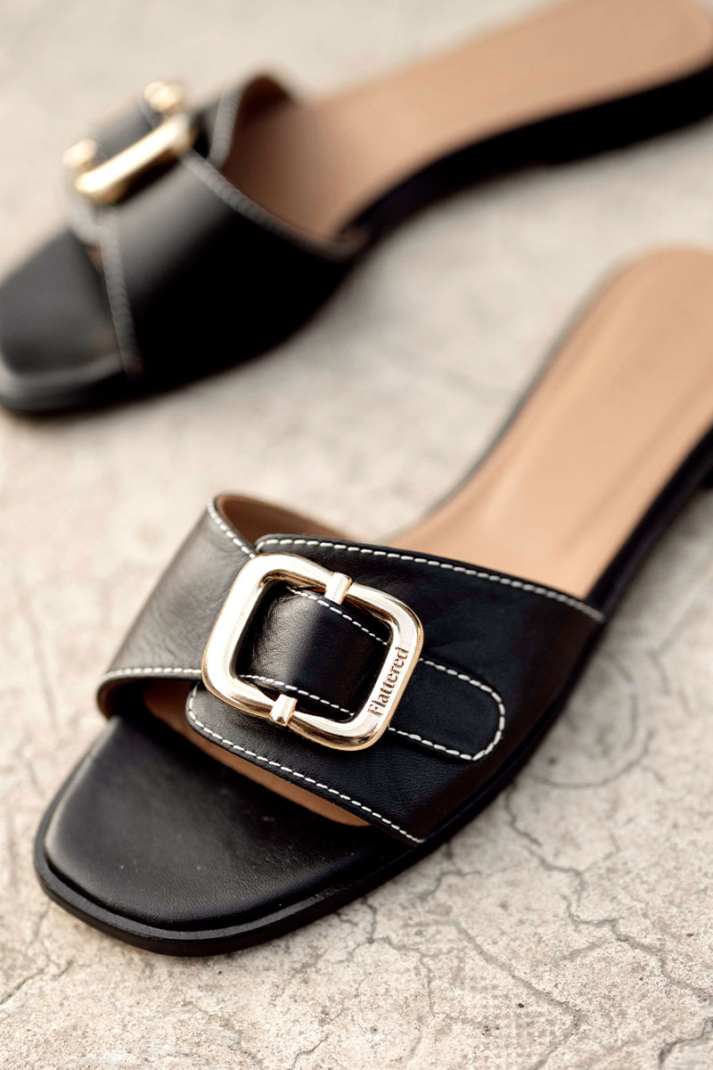Mimi Leather Black - Bilde 3