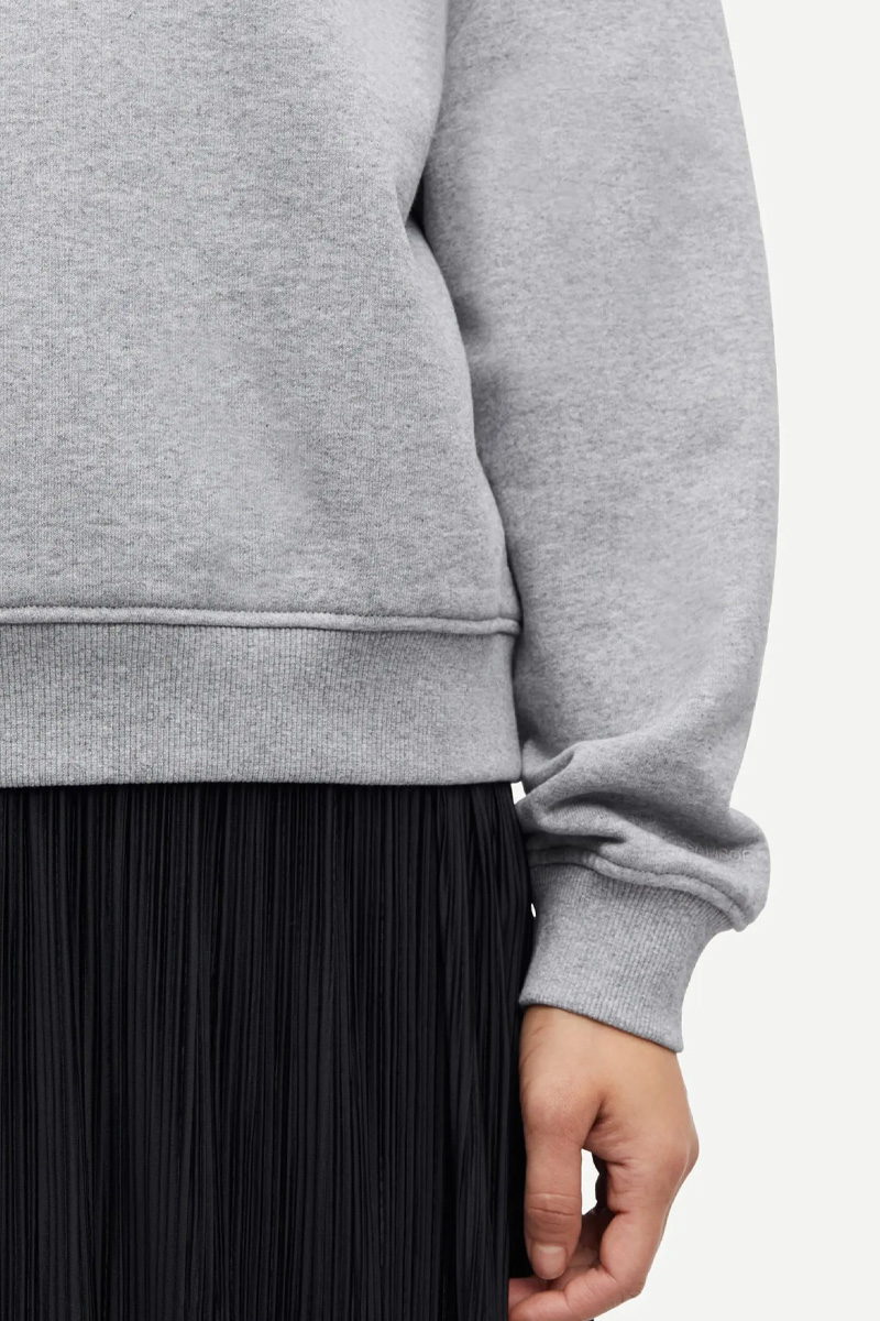 Savan Sweat Grey Melange - Bilde 2