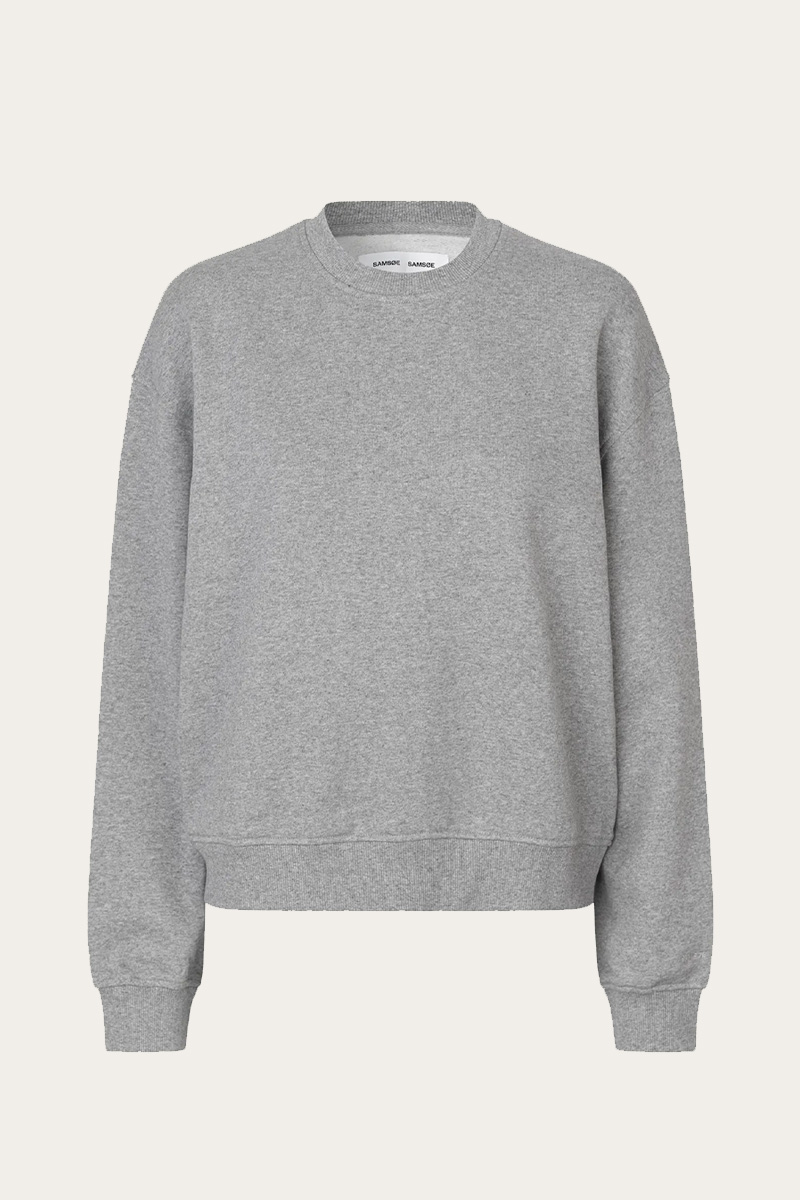 Savan Sweat Grey Melange - Bilde 3