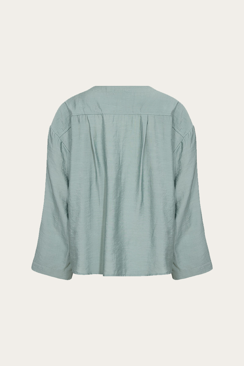 SLLeodora Shirt Blouse Silver Blue - Bilde 5