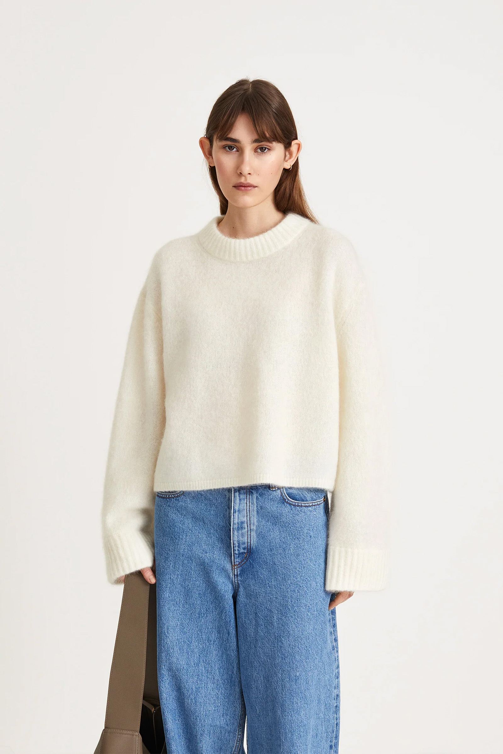 stylein-niclas-short-sweater-white