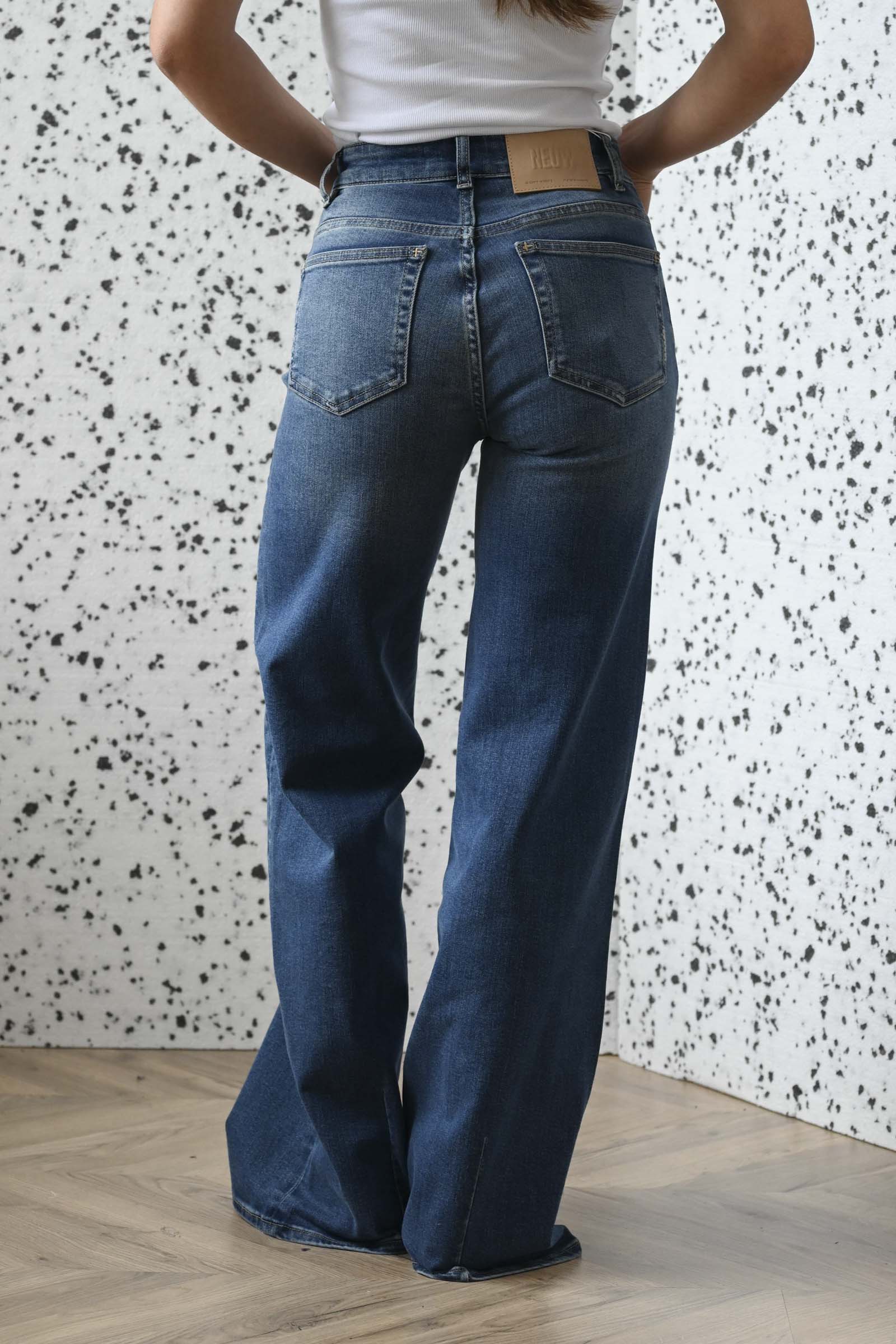 Eva Wide Iris Denim Indigo - Bilde 4