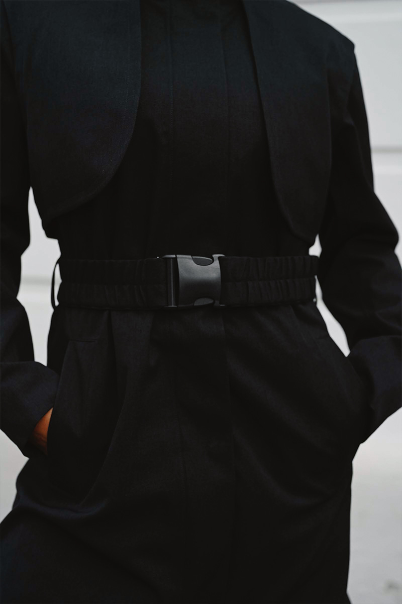 Skyet Coat New Black - Bilde 2
