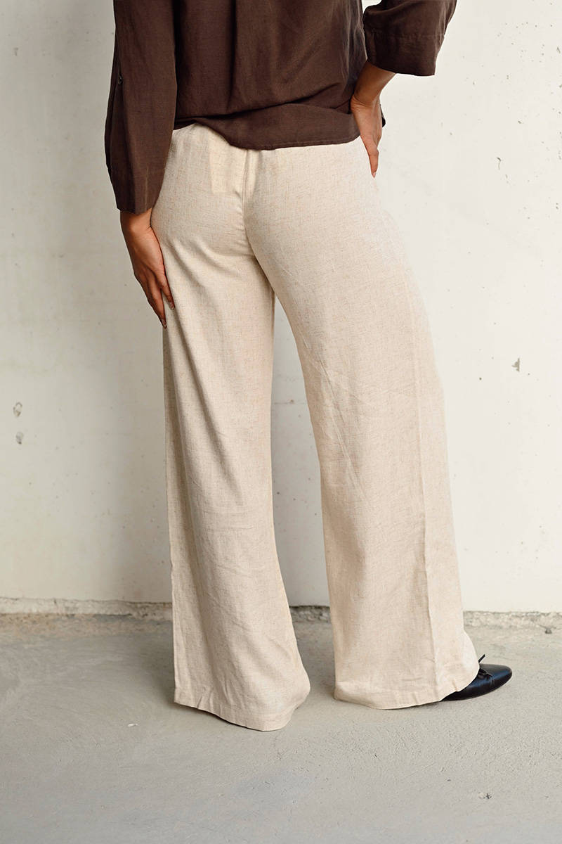 KBVala Pants Natural Melange - Bilde 5