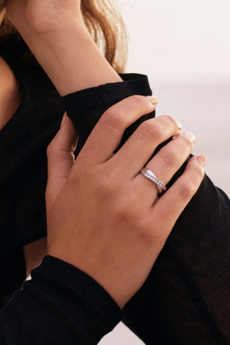 Andorra Ring Duo Silver