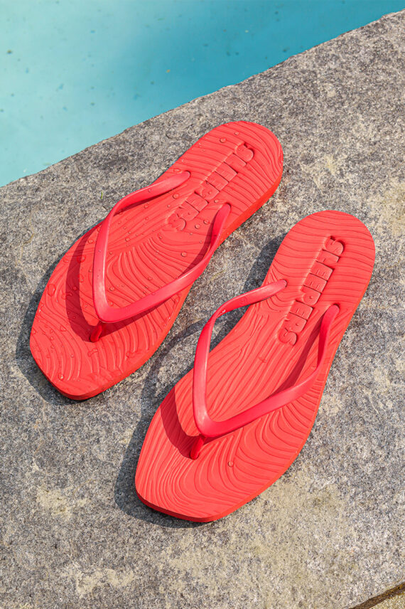 Tapered Red Flip Flop