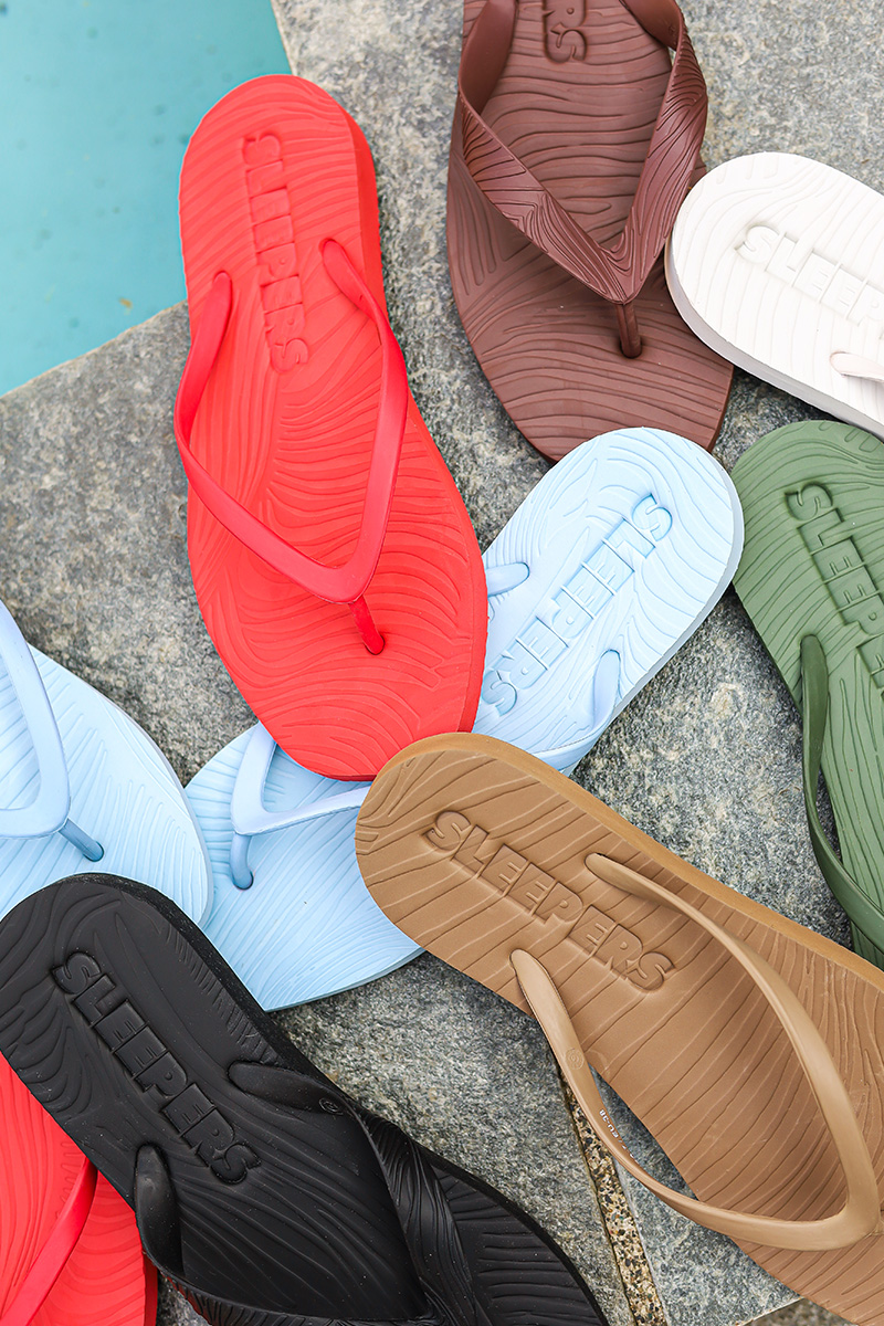 Tapered Red Flip Flop - Bilde 2