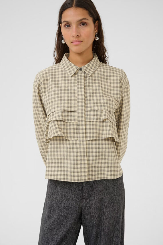 KB Billie Nilla Shirt Pebble Check