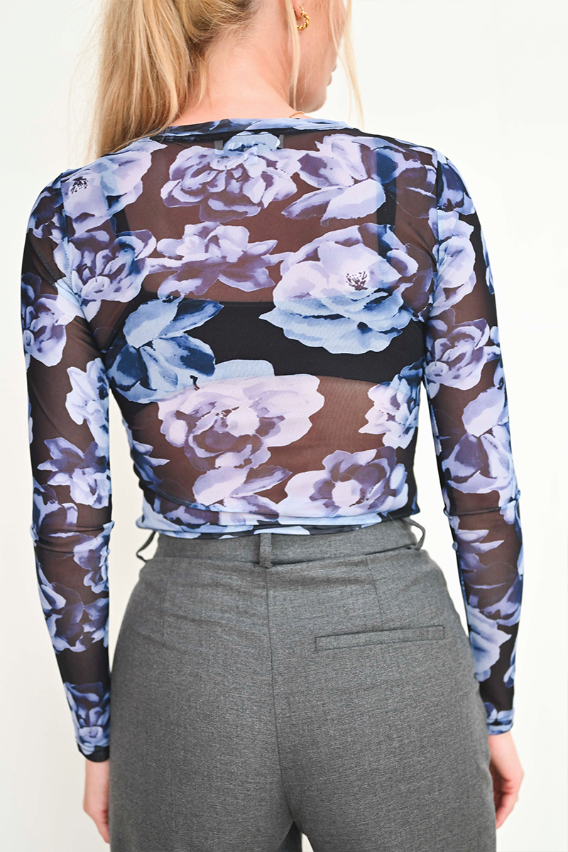 Silka Blouse Black/Blue - Bilde 5