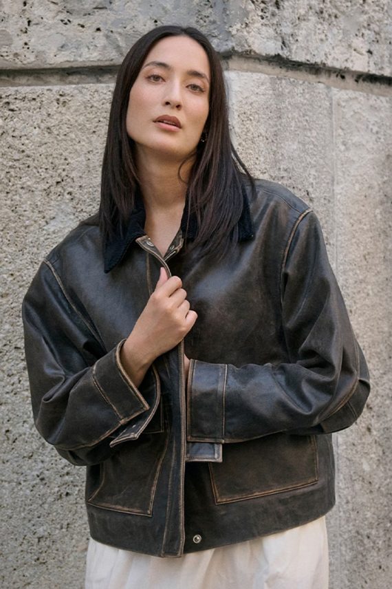 SL Fiorella Casual Jacket Chocolate Torte
