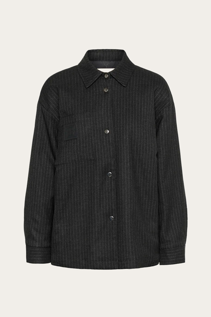 SL Malodi Jacket Grey Melange Pinstripe - Bilde 3