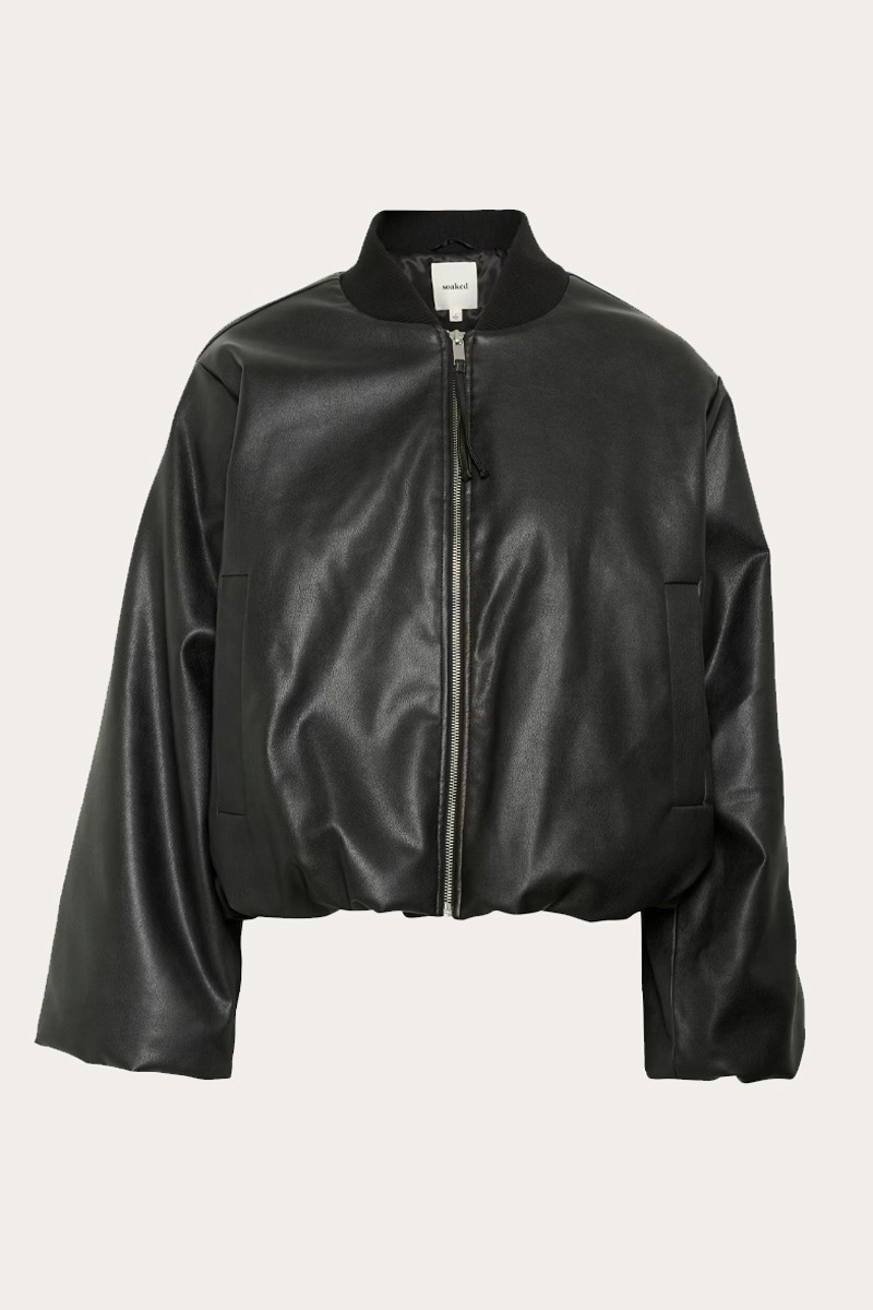SLTrudea Bomber Jacket Black - Bilde 3