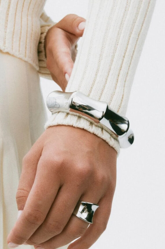 Cane Bangle Steel