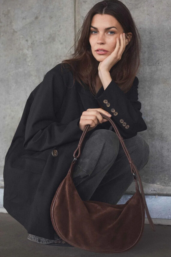 MuseMBG Bag Suede Dark Brown