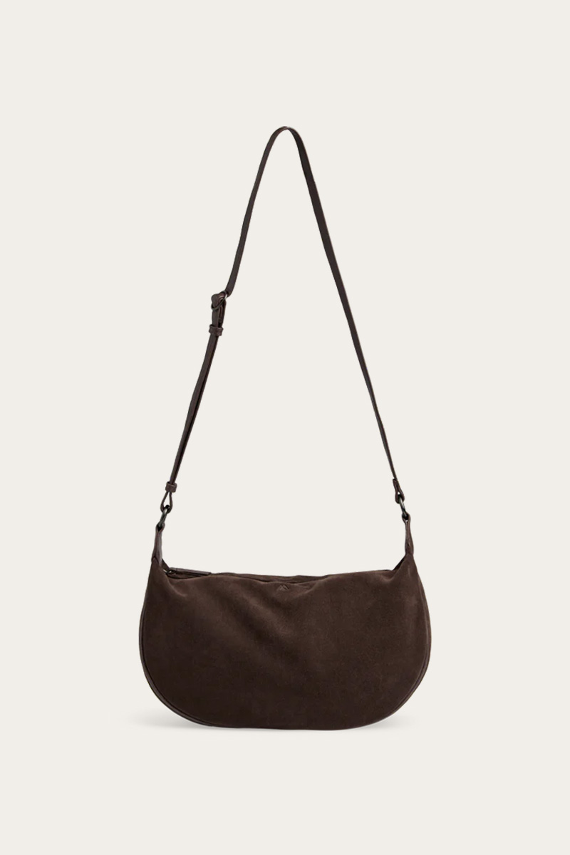 MuseMBG Bag Suede Dark Brown - Bilde 4