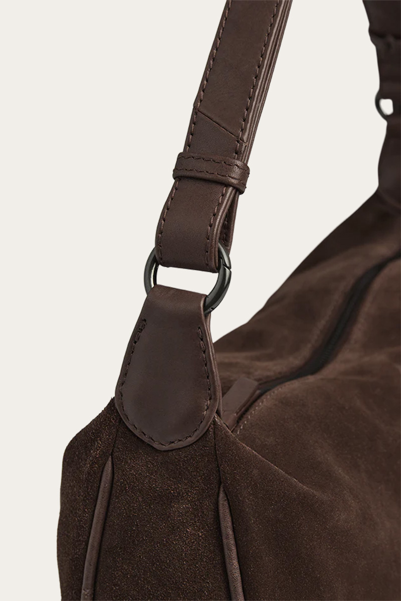 MuseMBG Bag Suede Dark Brown - Bilde 6