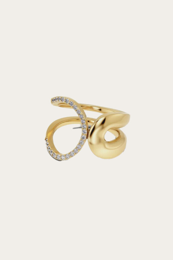 Plie Ring Gold