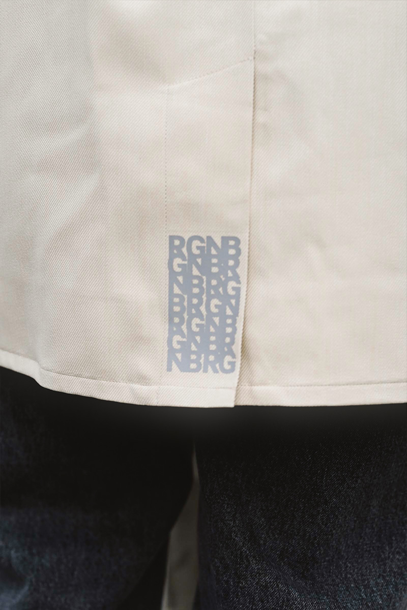 Rossby Coat Beige Denim - Bilde 6