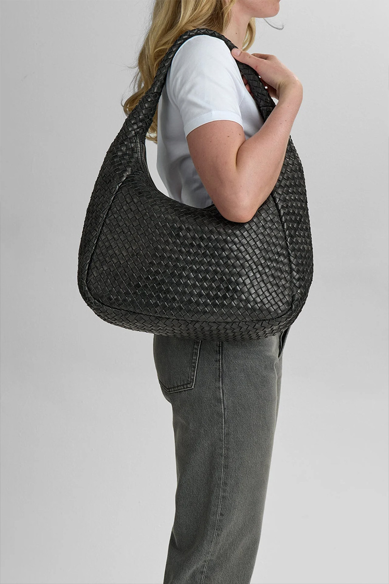 Samara MBG Weave Bag Black