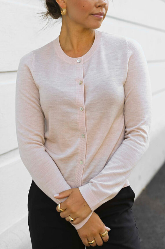 Virve Cardigan Sand Melange