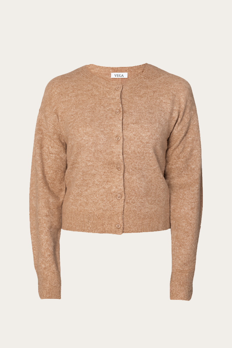 Silja Cardigan Mocca - Bilde 3