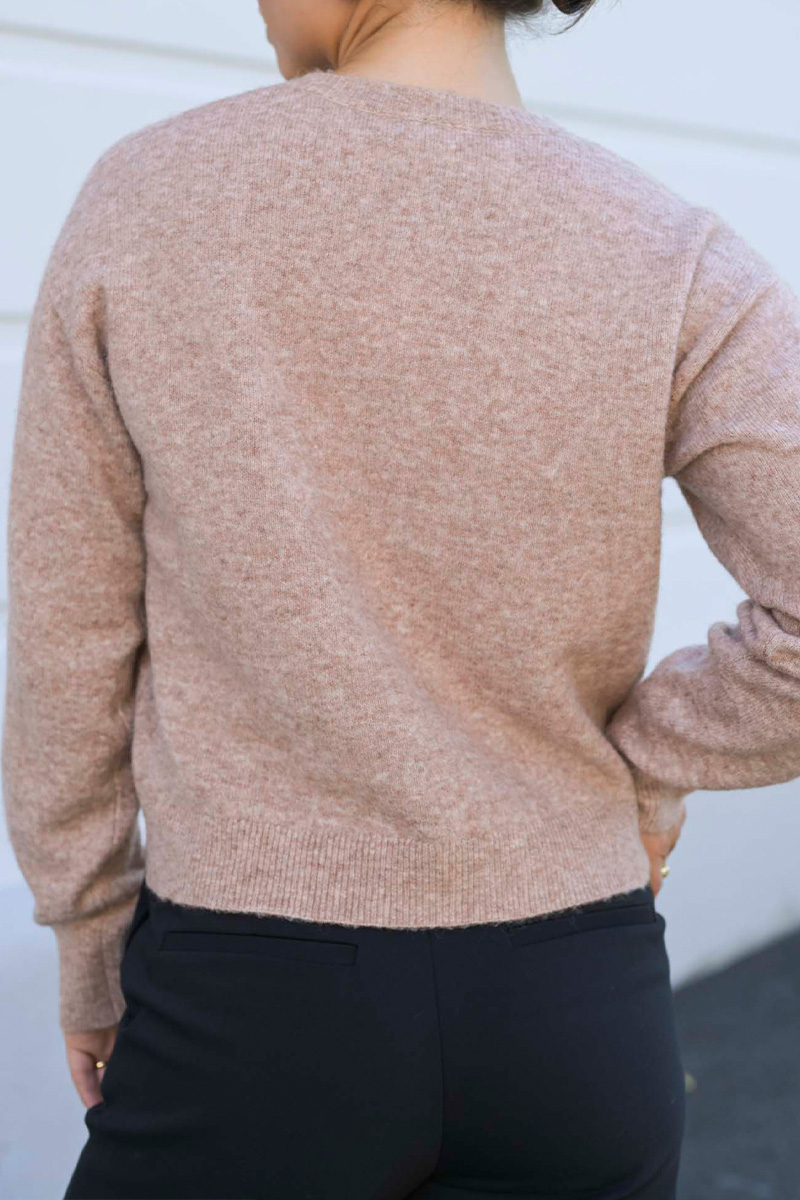 Silja Cardigan Mocca - Bilde 4