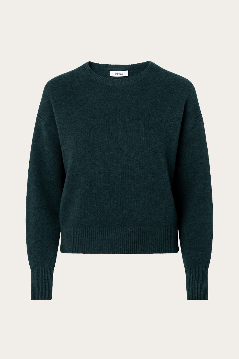 Silja O-neck Green - Bilde 3