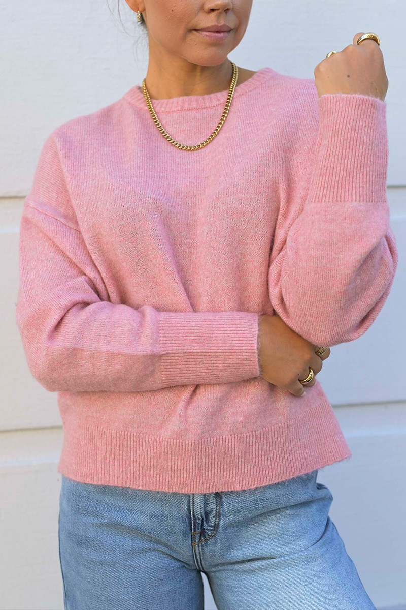 Silja O-neck Pink - Bilde 2