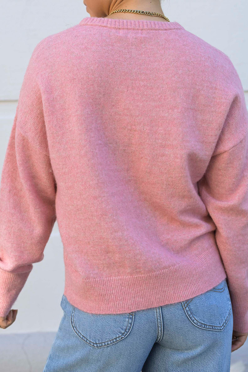 Silja O-neck Pink - Bilde 3