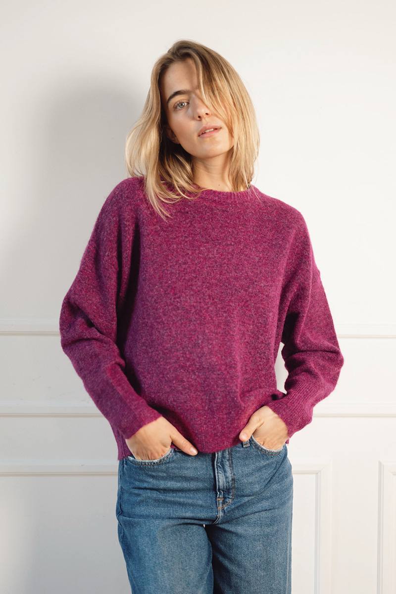 Silja O-Neck Purple - Bilde 6