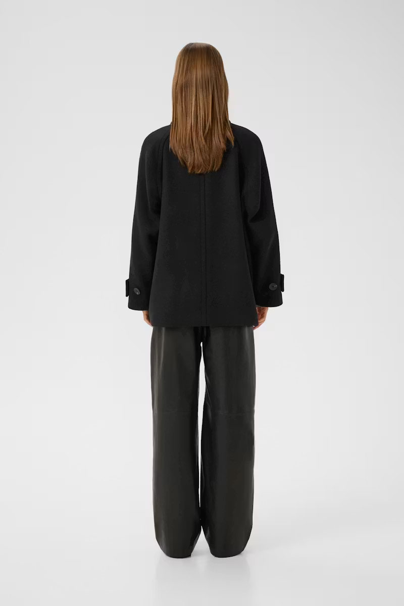 Thora Minona Coat Black - Bilde 5