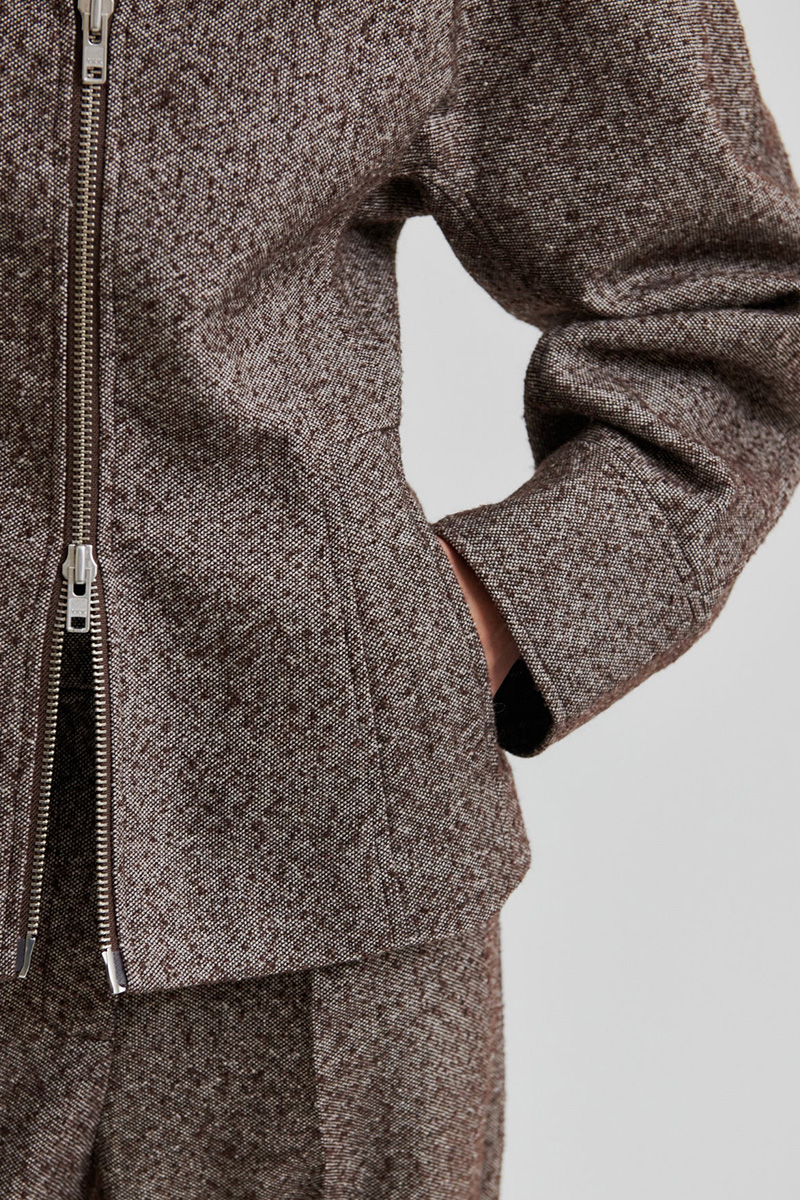 Arbor Fitted Jacket Chocolate Plum - Bilde 5