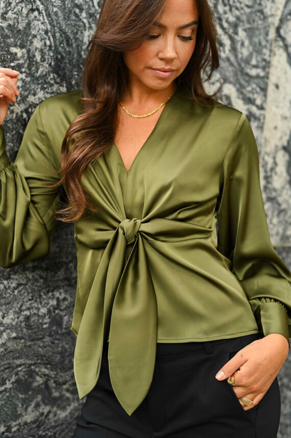 Blair Blouse Semi Rich Olive