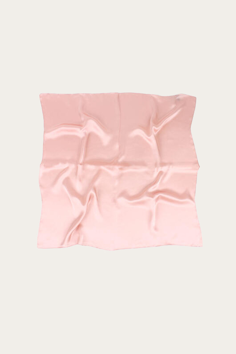 Ensfarget Skjerf Lys Rosa - Bilde 2