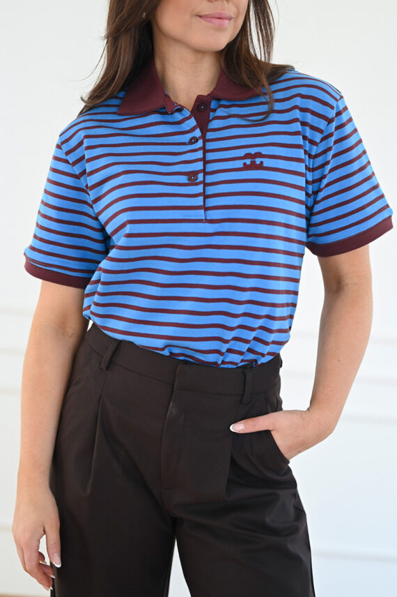 Hayes Polo Short Sleeve Tee New Blue