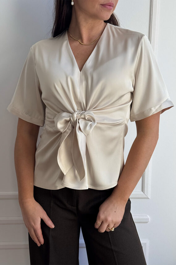 Blair Blouse Semi Rich Porcelain