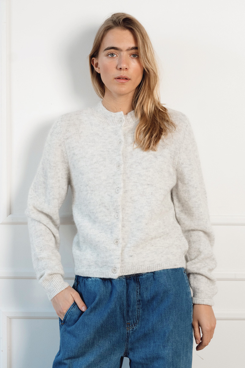 DebbieGZ Cardigan Blizzard Melange - Bilde 2