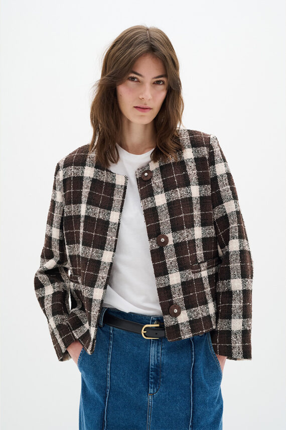 KamieIW Jacket Brown Puce