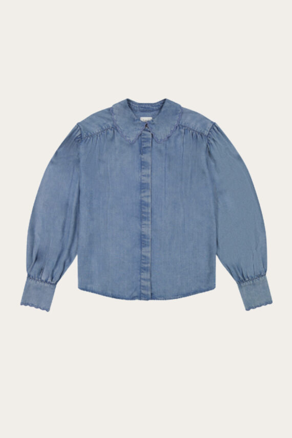Statement Collar Shirt Indigo Rum