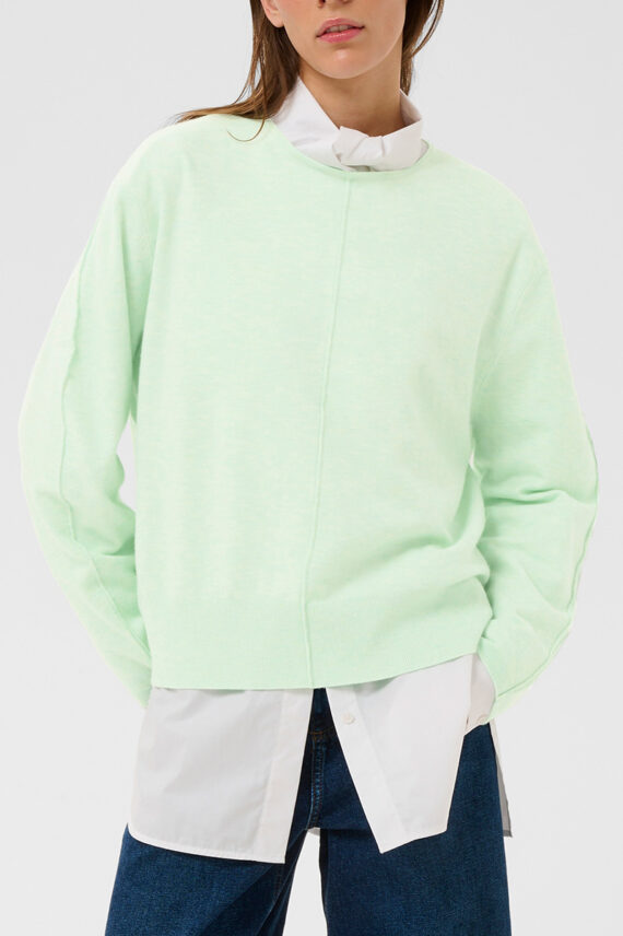 WileyIW Pullover Dusty Aqua Melange