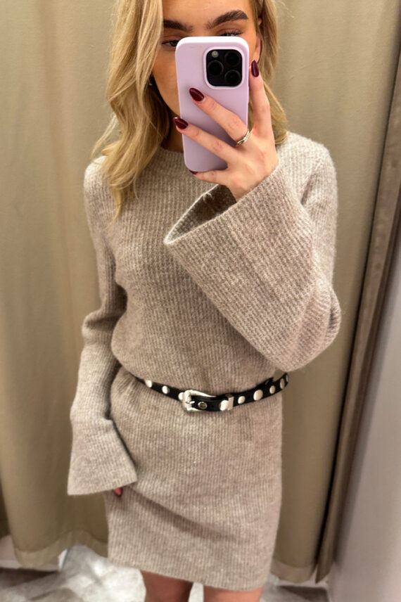 AlphaGZ Short Dress Warm Sand Melange