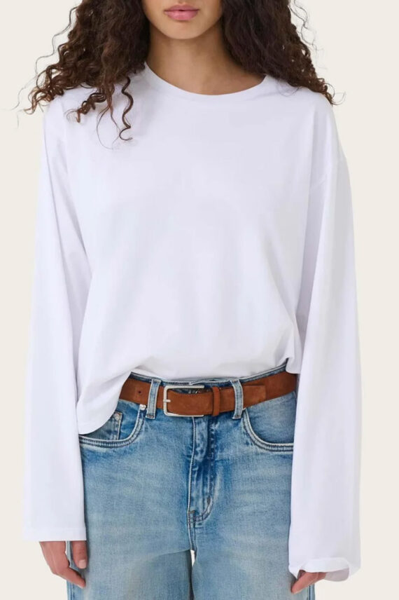 GZTima Long Sleeve Tee Bright White