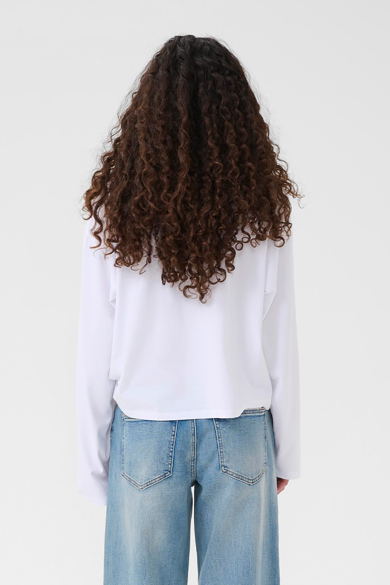 GZTima Long Sleeve Tee Bright White - Bilde 3
