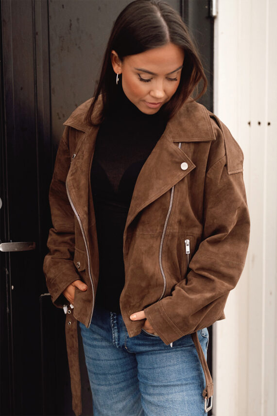 GZVida Suede Jacket Cocoa