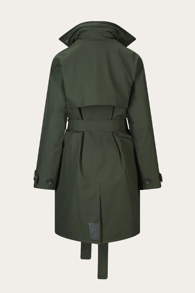 Yr'en Coat Rosin Dark Green - Bilde 2