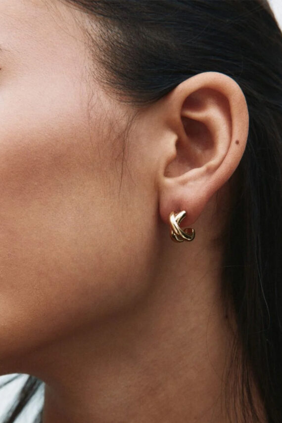 Alexa Hoops S Gold