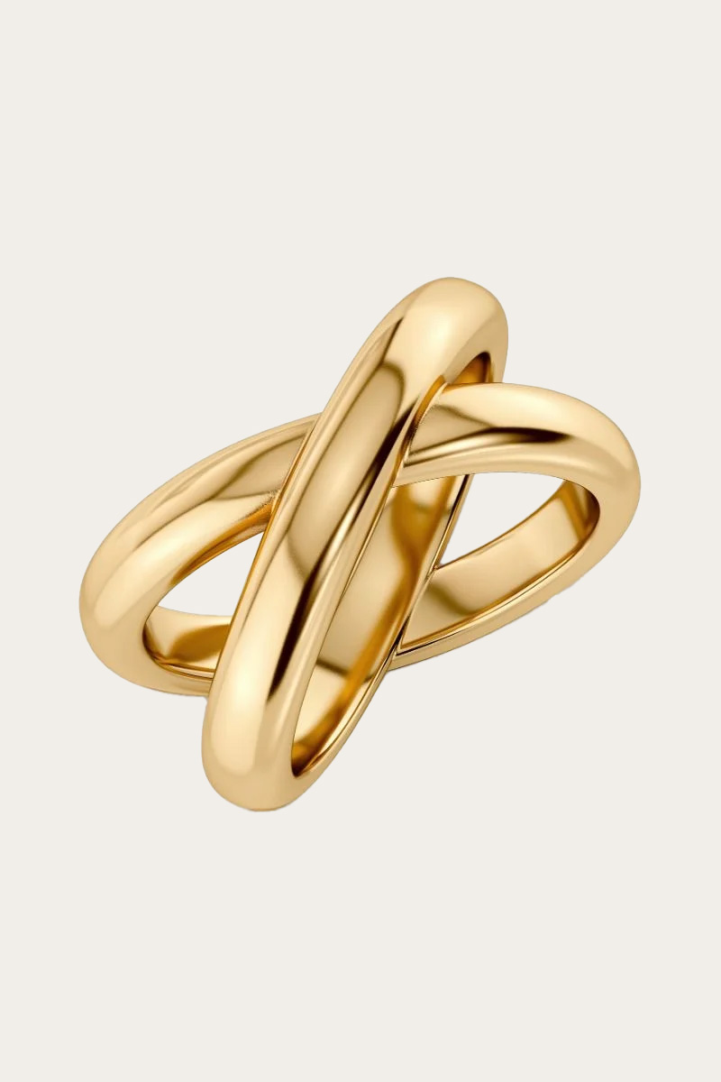 Alexa Ring L Gold - Bilde 2